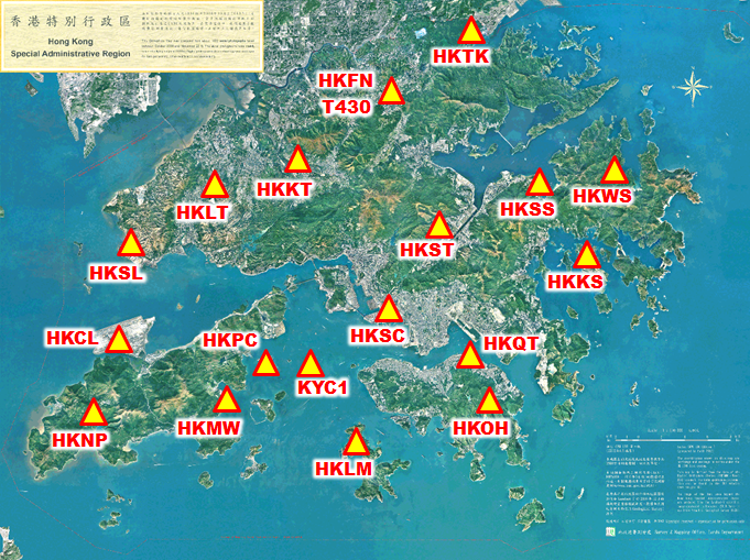 香港卫星定位参考站网