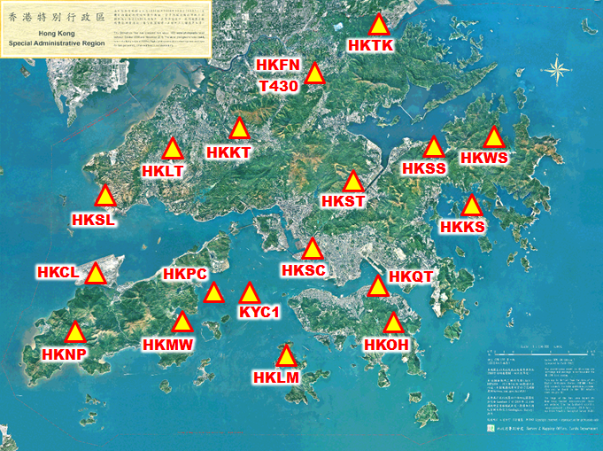 香港衛星定位參考站網